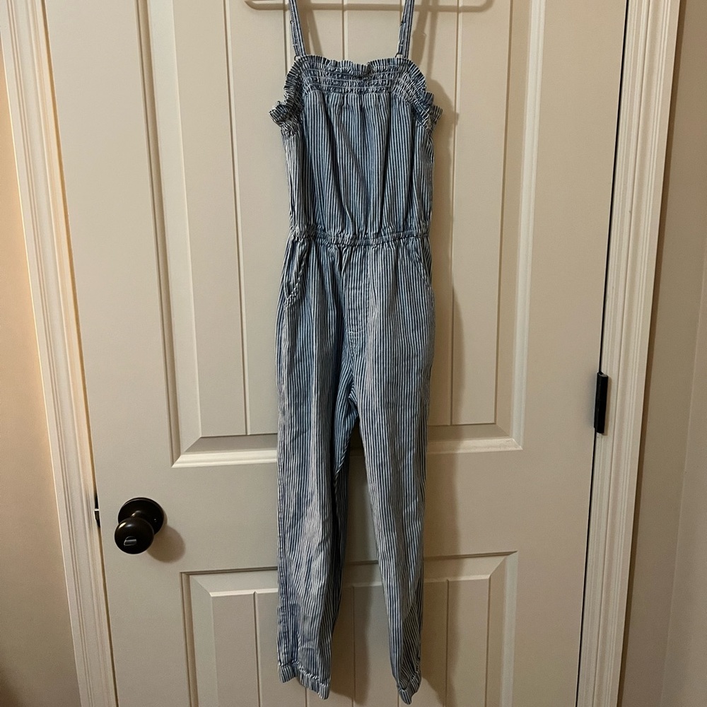 Girls 7/8 Abercrombie jean romper, NWOT